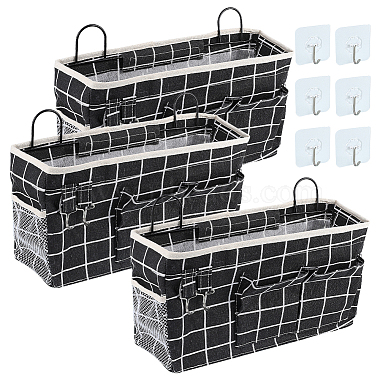 Black Polycotton Storage Box