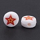 Perles acryliques imprimés opaques(SACR-F004-02A)-3