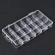 18 Grids Plastic Bead Storage Boxes(CON-D015-01)-1