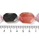 Natural Quartz Crystal/Rose Quartz & Agate/Tourmaline & Indian Agate Beads Strands(G-B125-P26-01)-4