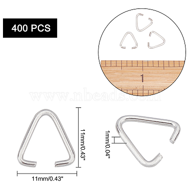 pandahall элитные железные треугольные кольца(IFIN-PH0001-28P)-2