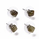 Natural Labradorite Ear Studs(EJEW-K091-01P-01)-1