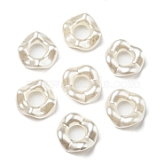 ABS Imitation Pearl Beads, Ring, 12x3mm, Hole: 5mm(OACR-K001-16)