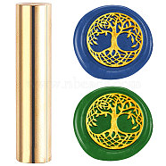 Wax Seal Stamp, Mini Brass Stamp Gun Wax Seal for Envelope Invitation Wedding Embellishment Bottle Decoration, Tree of Life, 60x15mm(AJEW-WH0104-88-117)