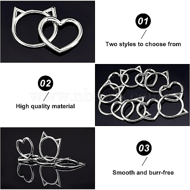 24Pcs 2 Style Alloy Linking Rings(FIND-BC0003-32)-4