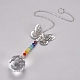 Crystal Ceiling Fan Pull Chains Chakra Hanging Pendants Prism(X-AJEW-WH0021-30A)-1