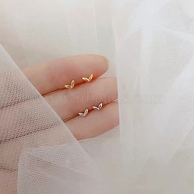 Leaf Alloy Stud Earrings