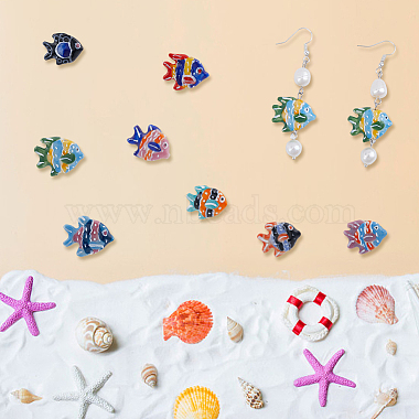 16Pcs 8 Colors Handmade Porcelain Beads(PORC-DC0001-01)-6