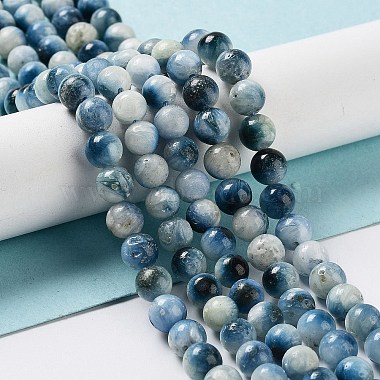Natural Blue Ice Glacierite Stone Beads Strands(G-G078-A01-01)-2