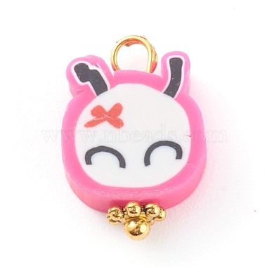 Polymer Clay Charms(PALLOY-JF00681)-2