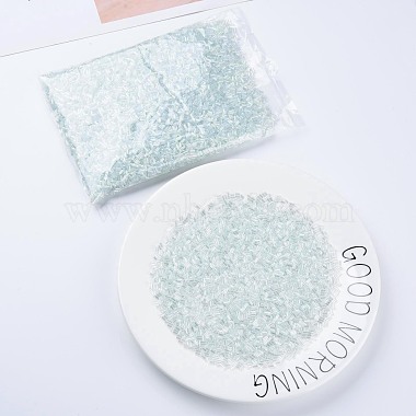 Perles de clairon en verre lustré de couleurs transparentes(SEED-N005-001-A13)-2
