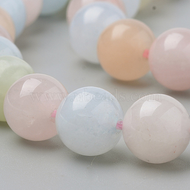 Chapelets de perles en morganite naturelle(X-G-Q961-08-6mm)-3