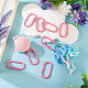 10Pcs Alloy Spring Gate Rings(FIND-TA0009-25L)-5