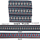 superfindings 10 mètres de rubans en polyester brodés de style ethnique(OCOR-FH0001-12)-5