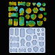 Bone & Fish & Heart DIY Silicone Pendant Molds(WG41789-01)-1