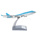 Alloy Model Aircraft Display Stands, Tabletop Display Easels for Model Airplane Holder, Slate Gray, 5.6x8.05x7.85cm(ODIS-WH0106-02)