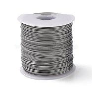 Tiger Tail Wire, Round 304 Stainless Steel Wire, for Jewelry Making, Stainless Steel Color, 0.8mm, about 393.70 Feet(120m)/Roll(TWIR-XCP0001-11)