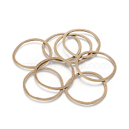 Tibetan Style Alloy Linking Rings, Lead Free & Cadmium Free, Antique Bronze, 51x49x1.5mm(EA13479Y-AB)