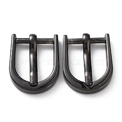 Brass Adjustment Roller Buckles, for DIY Belt Accessories, Gunmetal, 21x18x5mm(KK-G474-16B)