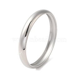 Non-Tarnish 304 Stainless Steel Plain Bangles, Stainless Steel Color, Wide: 10mm, Inner Diameter: 2-1/2 inch(6.35cm)(BJEW-Q773-03C-P)