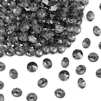 Preciosa&reg MAXIMA Crystal Round Stones, Czech Crystal, Aluminium Layer, Round(431 11 615 Chaton), 00030 260 NightFall, SS6/PP13(1.9~2.1mm)