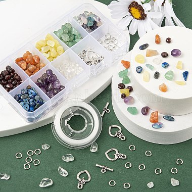 100G 8 Style DIY Bracelet Making Kits(DIY-FS0001-09)-4