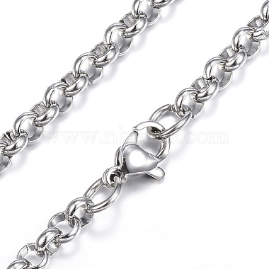 304 Stainless Steel Necklaces(NJEW-E080-01P)-2