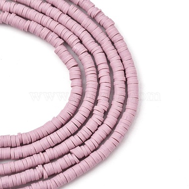 Chapelets de perle en pâte polymère manuel(CLAY-R089-4mm-Q087)-2