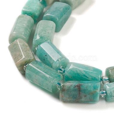 Natural Amazonite Beads Strands(G-M403-B28)-4