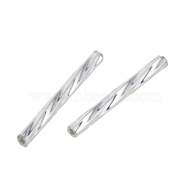 Opaque Glass Twisted Bugle Beads(SEED-T005-15-B01)-4