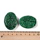 Dyed Natural Myanmar Jade Coin Pendants(G-S378-01)-3