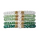 5ensemble de bracelets extensibles en perles de verre(BJEW-JB09677-04)-1