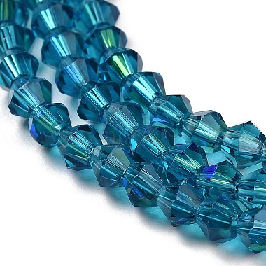 transparentes perles de verre de galvanoplastie brins(GLAA-F029-3mm-D01)-3