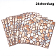 3d ウォールステッカー石畳パターン防水 DIY 自己粘着装飾背景リビングルームの壁紙ステッカー(AJEW-WH0119-48)-4