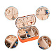 Коробка для хранения ювелирных изделий из искусственной кожи(LBOX-TAC0001-01B)-3