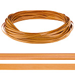 PE Ribbon, for Garment Accessories, Gift Decoration, Orange, 1/4 inch(8mm), 1.2mm, about 71.08 Yards(65m)/Roll(OCOR-WH0070-269C)
