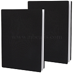 Elastic Fabric Book Covers, Elastic Notebook Wraps, Rectangle, Black, 180x322x1mm(AJEW-WH20014-08A-11)