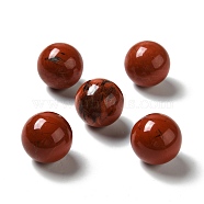 Natural Red Jasper Beads, No Hole/Undrilled, Round, 25~25.5mm(G-A206-02-03)