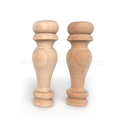 Wooden Baluster Spindle, for Cabinet Decoration, Navajo White, 8x2.5cm(WOCR-PW0001-239B)