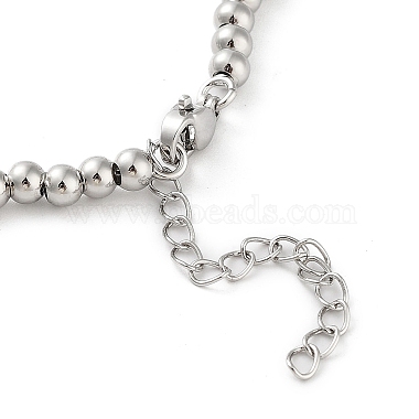 Brass Beaded Necklaces(NJEW-L170-08C-P)-3