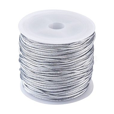 1mm Silver Elastic Fibre Thread & Cord