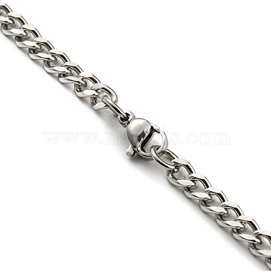 304 Stainless Steel Triple Goddess Pendant Necklaces(NJEW-G115-10P)-4