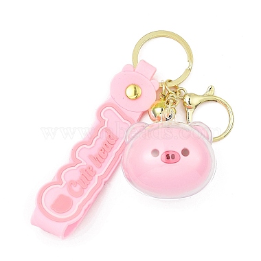 Pink Pig Acrylic Keychain