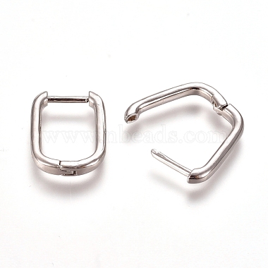 Brass Huggie Hoop Earrings(EJEW-L234-61)-2