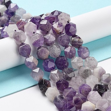 Natural Amethyst Beads Strands(G-G030-A07-02)-2