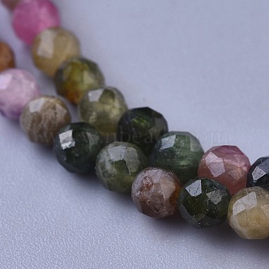 Colliers de perles de tourmaline naturelle(NJEW-K114-B-A15)-2