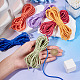 30m 6 couleurs cordons &eacute;lastiques en polyester(EC-TA0001-07B)-7