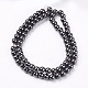 Magnetic Synthetic Hematite Beads Strands(G-Q893-6mm)-2