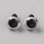 Half Round Resin Doll Craft Eyes, Clear, 17x12mm(DIY-WH0430-706C-03)