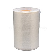 Germany Elastic Crystal Thread, Stretch Bracelet String, DIY Jewelry Beading Stretch Cord Findings, Clear, 0.5mm, about 1093.61 yards(1000m)/roll(OCOR-O001-0.5mm-01)